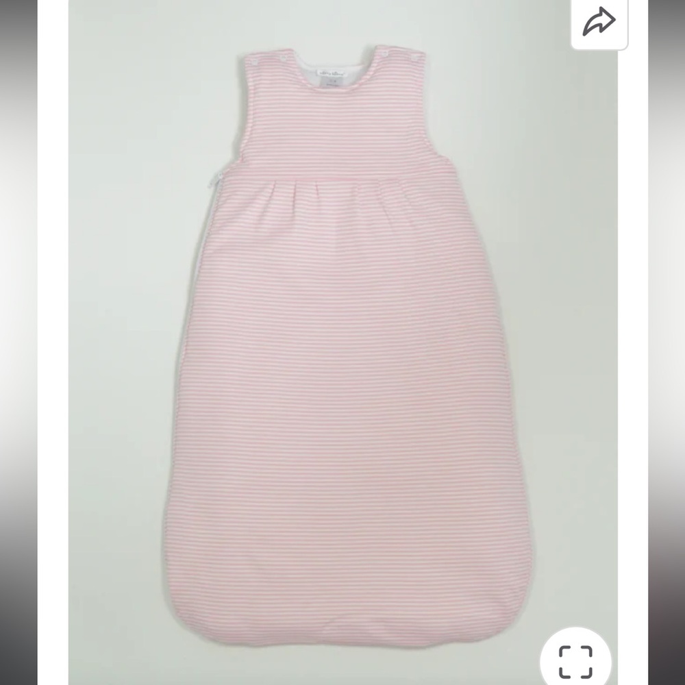 NWOT Kissy Kissy Simple Stripes Snuggle Bag, Pink